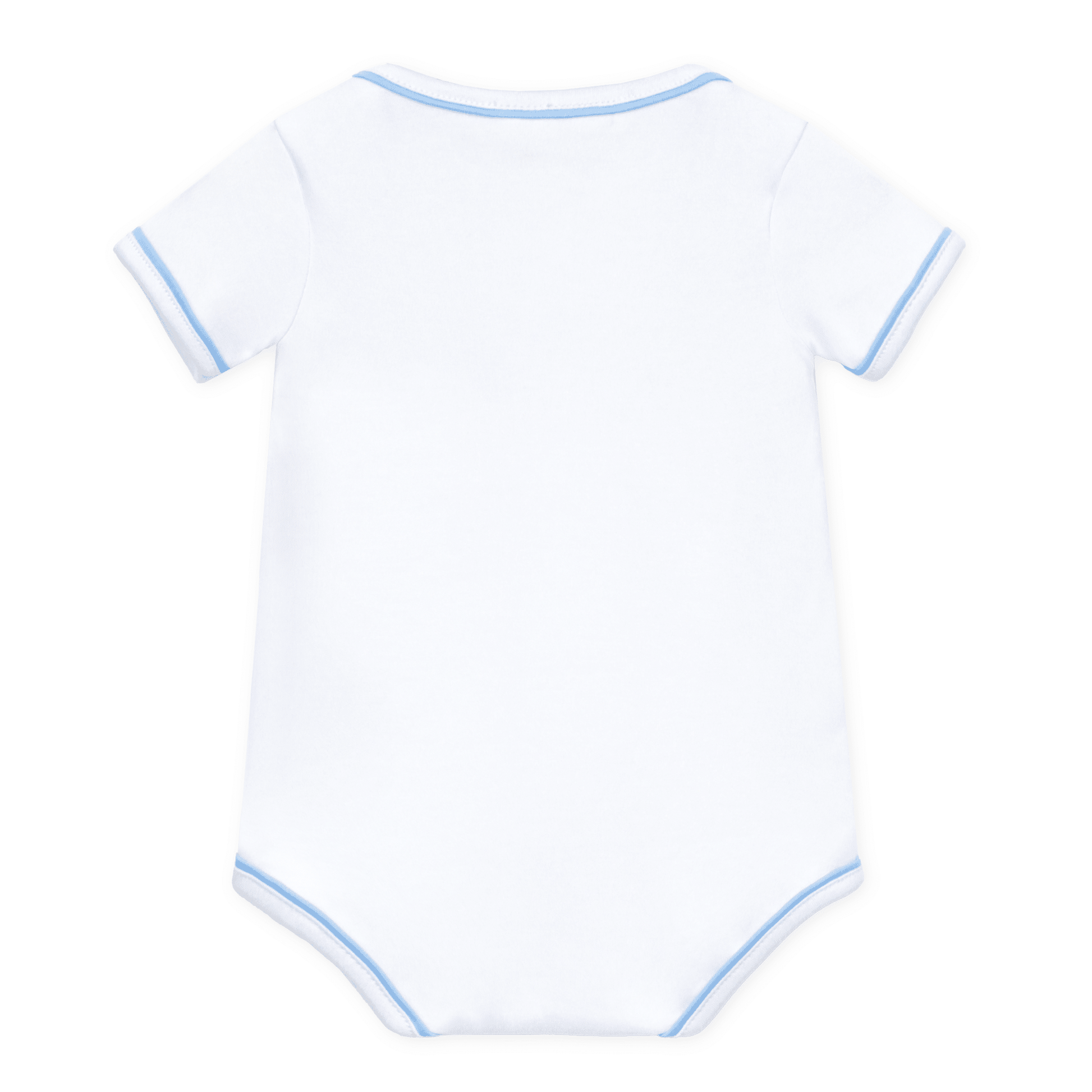 Darling Cowboy Boots Hand-Embroidered Bodysuit - Light Blue - Magnolia BabyBodysuit