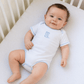 Darling Cowboy Boots Hand-Embroidered Bodysuit - Light Blue - Magnolia BabyBodysuit