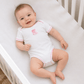 Darling Cowboy Boots Hand-Embroidered Bodysuit - Pink - Magnolia BabyBodysuit