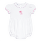 Darling Cowboy Boots Hand-Embroidered Bubble - Pink - Magnolia BabyBubble