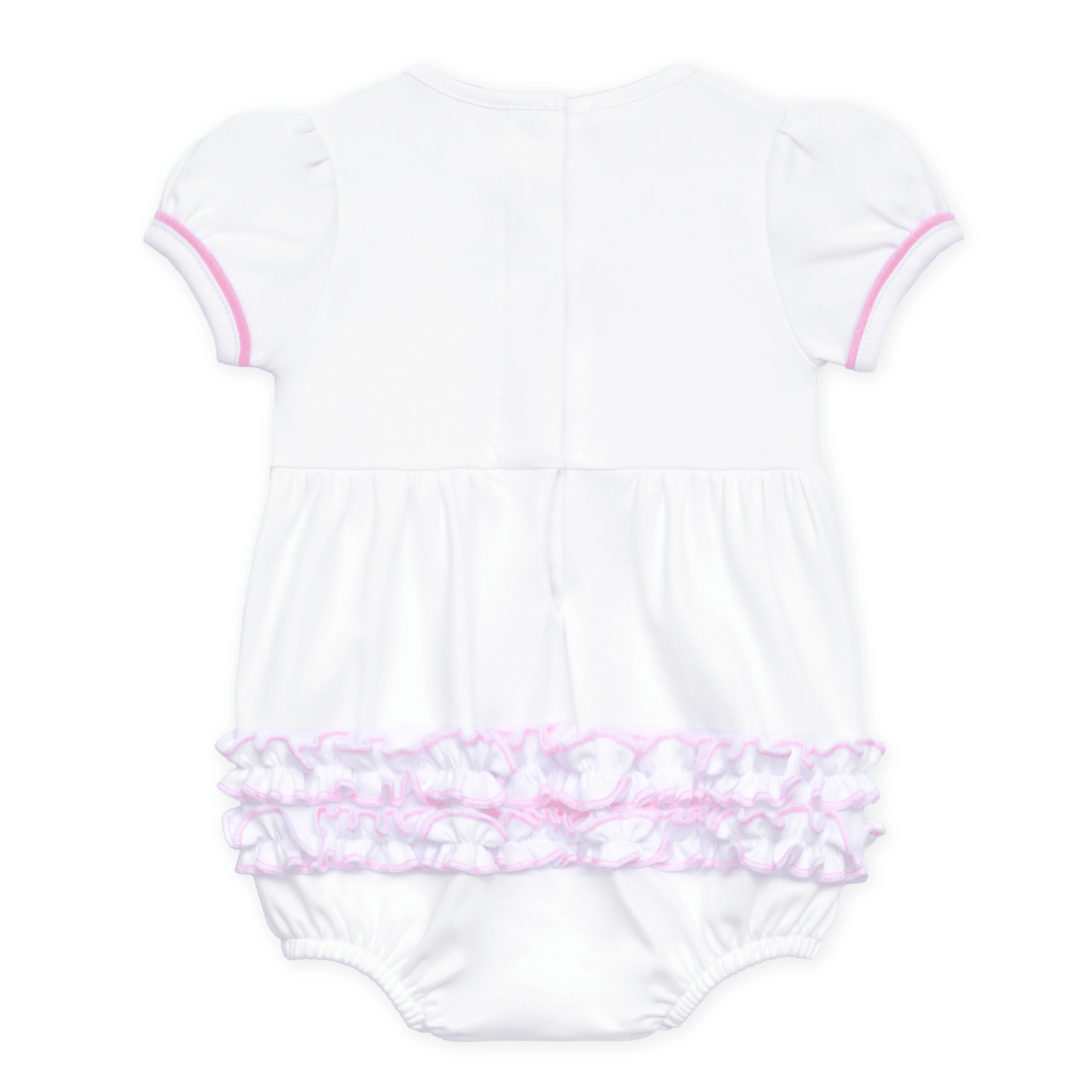 Darling Cowboy Boots Hand-Embroidered Bubble - Pink - Magnolia BabyBubble