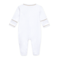 Darling Cowboy Boots Hand-Embroidered Footie - Ivory - Magnolia BabyFootie