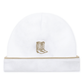Darling Cowboy Boots Hand-Embroidered Hat - Ivory - Magnolia BabyHat