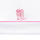 Darling Cowboy Boots Hand-Embroidered Hat - Pink - Magnolia BabyHat