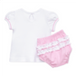 Darling Cowboy Boots Hand-Embroidered Ruffle Diaper Cover Set - Magnolia BabyDiaper Cover