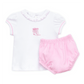 Darling Cowboy Boots Hand-Embroidered Ruffle Diaper Cover Set - Magnolia BabyDiaper Cover