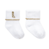 Darling Cowboy Boots Hand-Embroidered Socks - Ivory - Magnolia BabySocks
