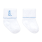 Darling Cowboy Boots Hand-Embroidered Socks - Light Blue - Magnolia BabySocks