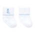 Darling Cowboy Boots Hand-Embroidered Socks - Light Blue - Magnolia BabySocks