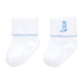 Darling Cowboy Boots Hand-Embroidered Socks - Light Blue - Magnolia BabySocks