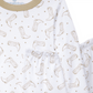 Magnolia Baby_Darling Cowboy Boots Long Pajamas - Ivory_3