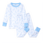 Darling Cowboy Boots Long Pajamas - Light Blue - Magnolia BabyLong Pajamas