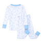 Darling Cowboy Boots Long Pajamas - Light Blue - Magnolia BabyLong Pajamas