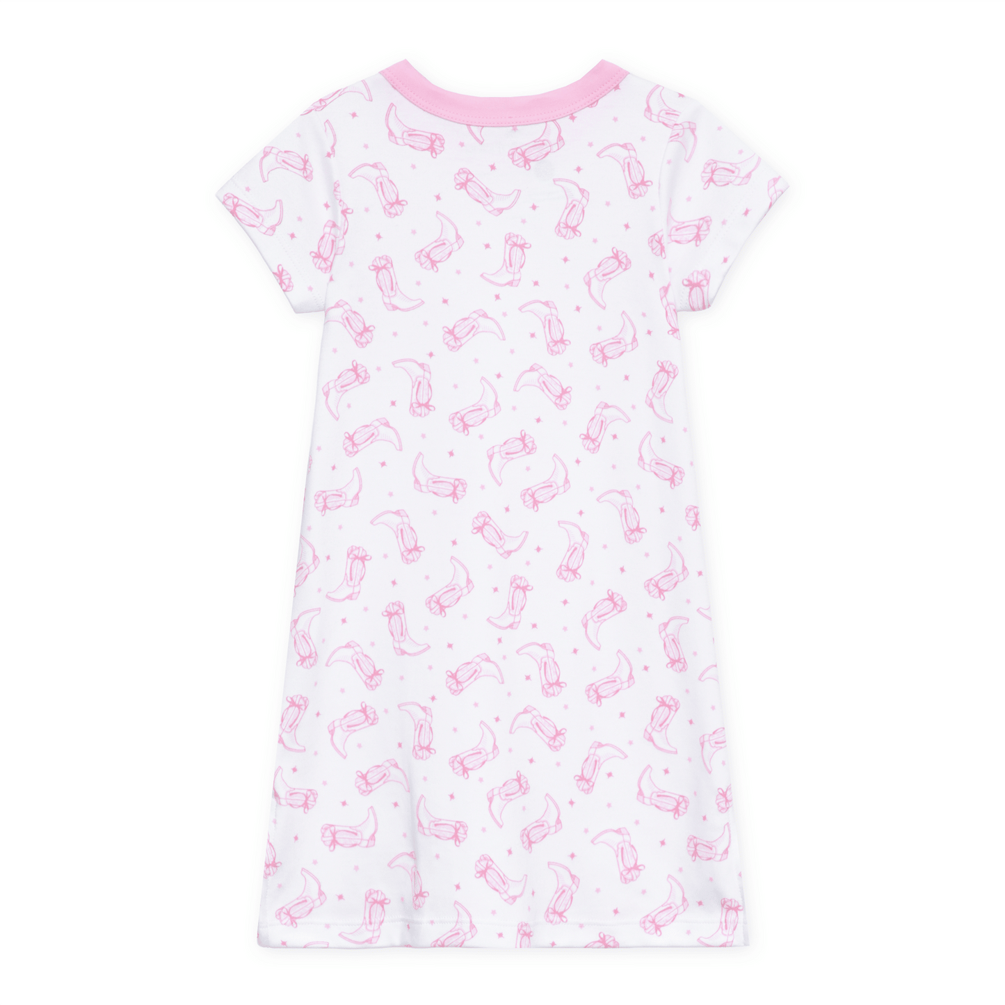Darling Cowboy Boots Nightdress - Pink - Magnolia BabyNightdress