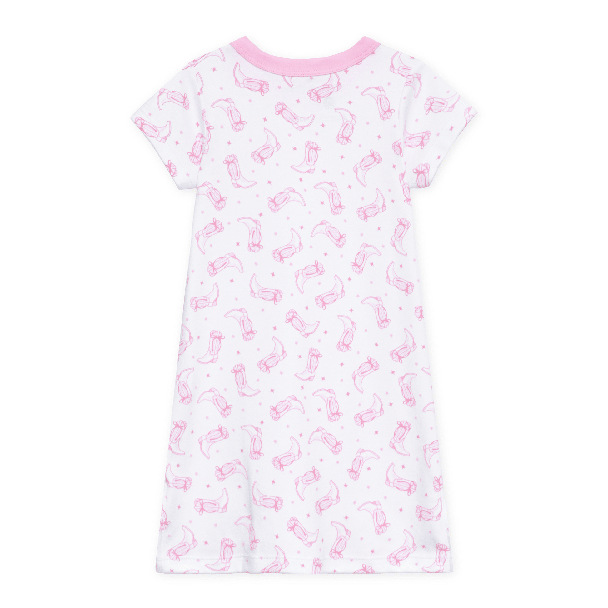 Darling Cowboy Boots Nightdress - Pink - Magnolia BabyNightdress