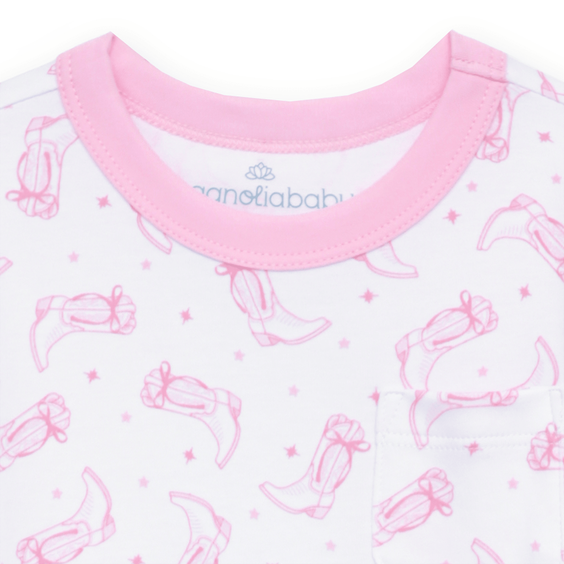 Darling Cowboy Boots Nightdress - Pink - Magnolia BabyNightdress