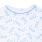 Darling Cowboy Boots Print Bubble - Light Blue - Magnolia BabyBubble