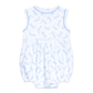 Darling Cowboy Boots Print Bubble - Light Blue - Magnolia BabyBubble