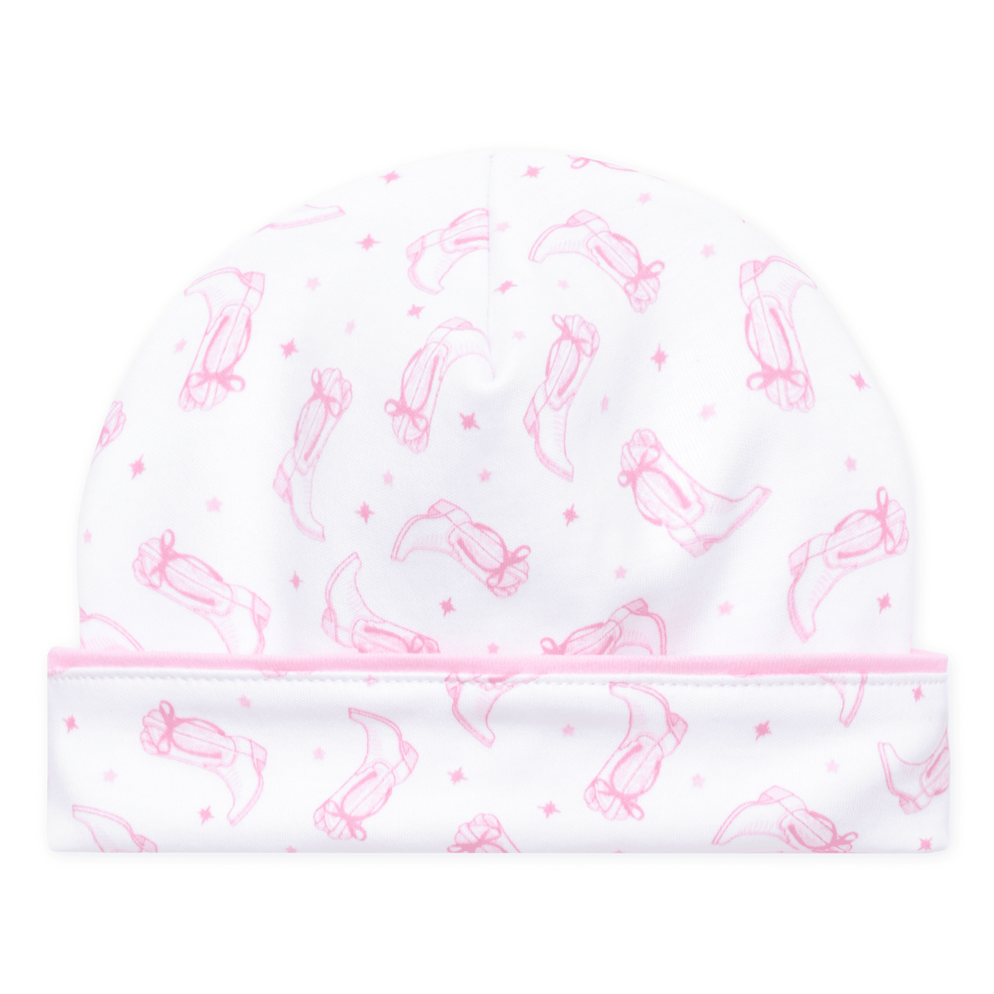 Magnolia Baby_Darling Cowboy Boots Print Hat - Pink_1