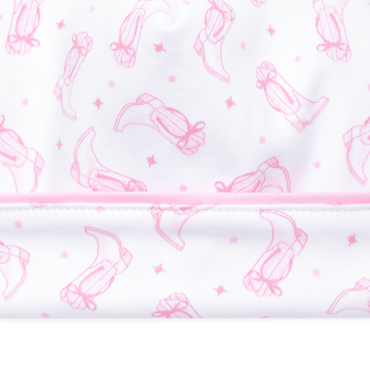Magnolia Baby_Darling Cowboy Boots Print Hat - Pink_3