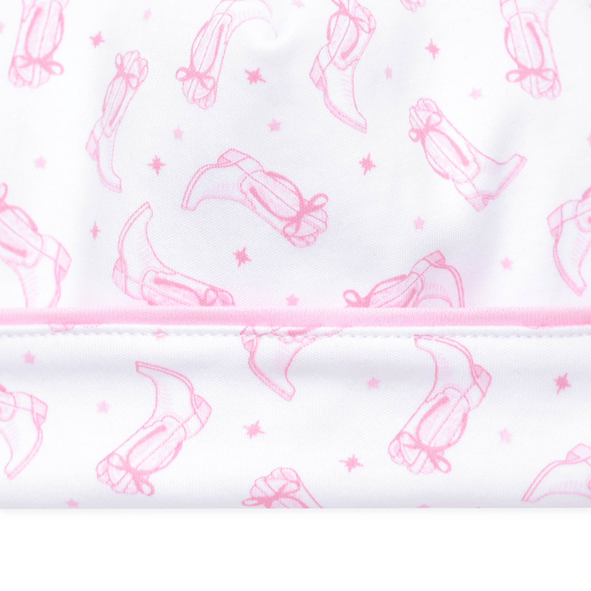 Magnolia Baby_Darling Cowboy Boots Print Hat - Pink_3