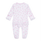 Darling Cowboy Boots Print Ruffle Zip Footie - Pink - Magnolia BabyFootie