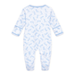 Darling Cowboy Boots Print Zip Footie - Light Blue - Magnolia BabyFootie