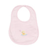 Darling Ducklings Bib - Pink - Magnolia BabyBib