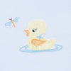 Darling Ducklings Burp Cloth - Light Blue - Magnolia BabyBurp Cloth