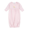 Darling Ducklings Gathered Gown - Pink - Magnolia BabyGown