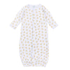 Darling Ducklings Print Converter - Light Blue - Magnolia BabyConverter Gown