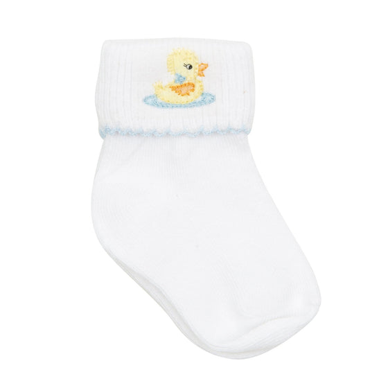 Darling Ducklings Socks - Light Blue - Magnolia BabySocks