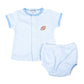 Darling Football Diaper Covert Set - Blue - Magnolia BabyDiaper Cover
