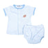 Darling Football Diaper Covert Set - Blue - Magnolia BabyDiaper Cover
