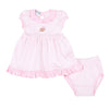 Darling Football Dress - Pink - Magnolia BabyDress