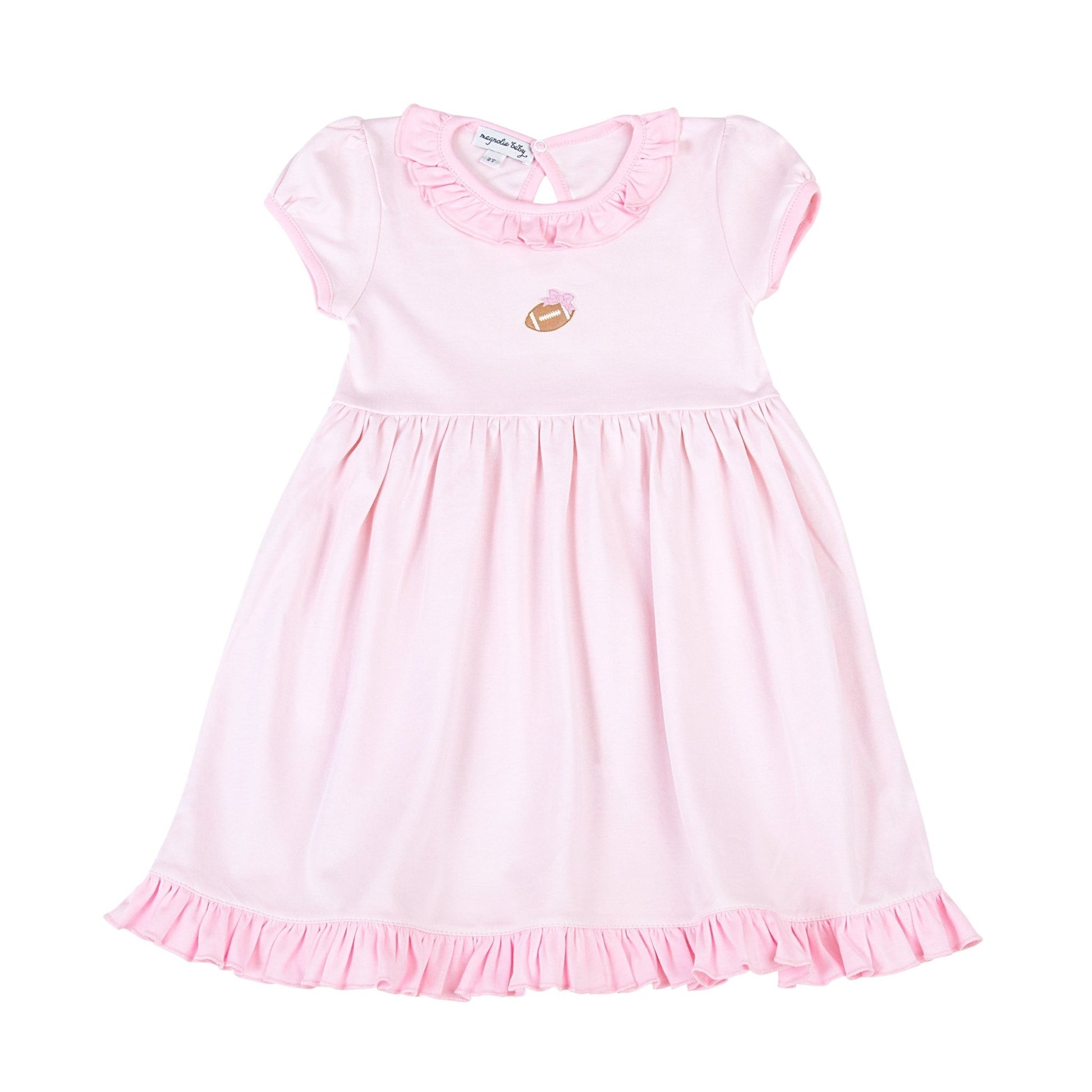 Darling Football Dress - Pink - Magnolia BabyDress