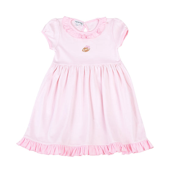 Darling Football Dress - Pink - Magnolia BabyDress