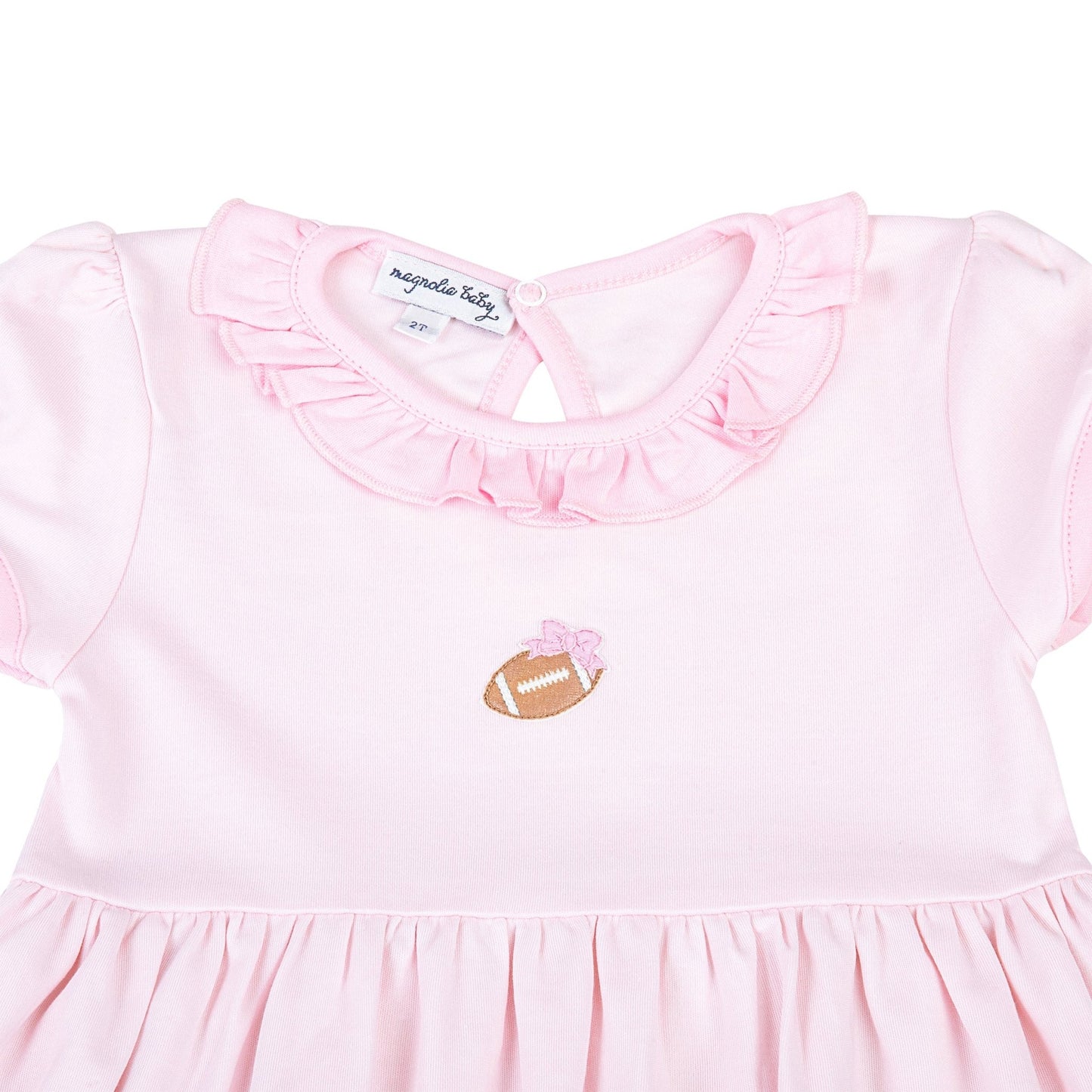 Darling Football Dress - Pink - Magnolia BabyDress