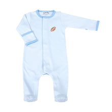  Darling Football Footie - Blue - Magnolia BabyFootie