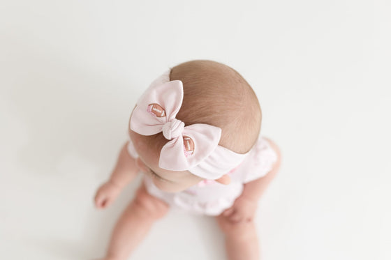 Darling Football Headband - Pink - Magnolia BabyHeadband