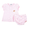 Darling Football Ruffle Diaper Cover Set - Pink - Magnolia BabyDiaper Cover