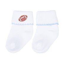  Darling Football Socks - Blue - Magnolia BabySocks