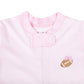 Darling Football Zip Pajamas - Pink - Magnolia BabyZipper Pajamas