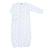 Darling Lambs Celery Print Converter - Magnolia BabyConverter Gown