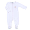 Darling Lambs Pink Embroidered Footie - Magnolia BabyFootie