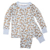 Daschunds Long Pajamas - Blue by Luna and Arlo - Magnolia BabyLong Pajamas