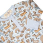 Daschunds Playsuit - Blue by Luna and Arlo - Magnolia BabyPlaysuit