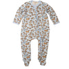 Daschunds Zip Footie - Blue by Luna and Arlo - Magnolia BabyFootie