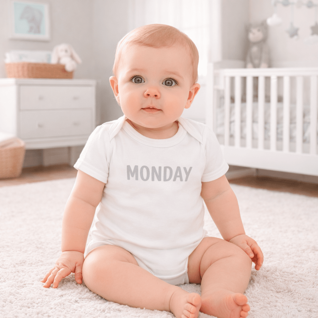 Days of the Week Bodysuit Set (7) - Neutrals - Magnolia BabyBodysuit