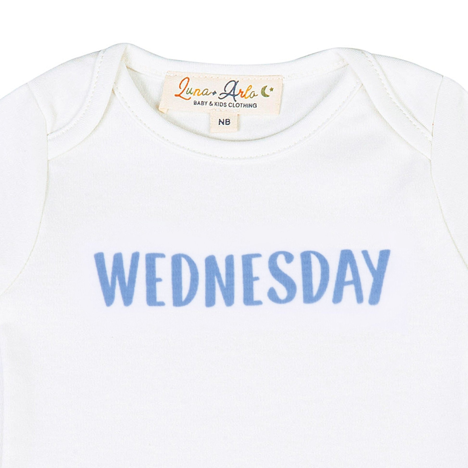 Days of the Week Print Bodysuit Set - Neutral - Magnolia BabyBodysuit